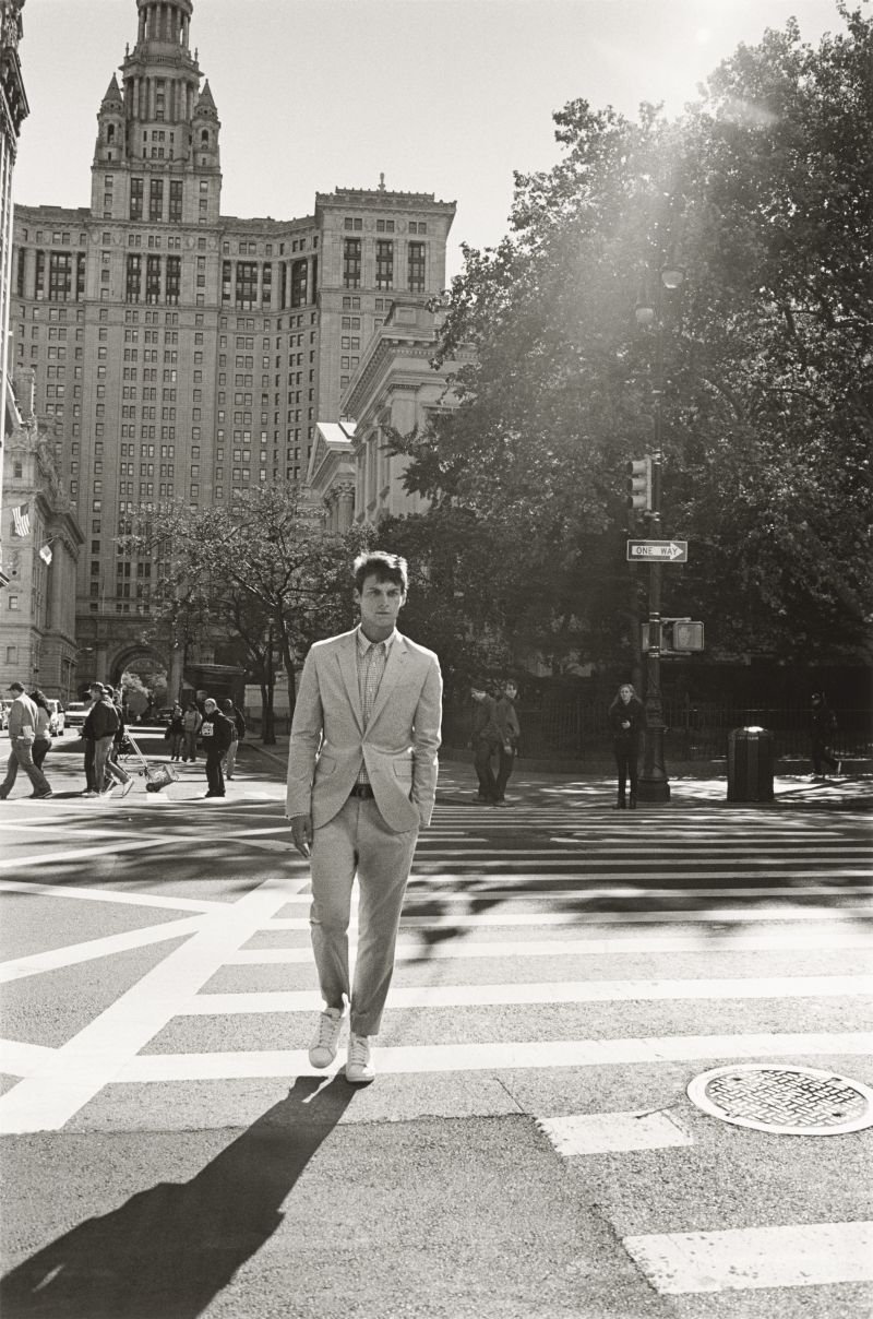 Miles Garber Goes on a New York Stroll for Club Monaco Spring/Summer 2013 Campaign