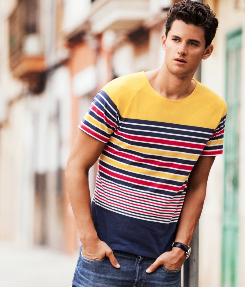 Garrett Neff Embraces a New Season of Style for H&M Spring 2013