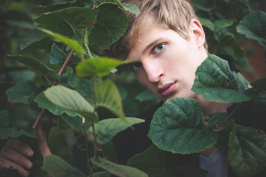 Ivana Jurčić Captures Ivan Maric in a Solitary Garden