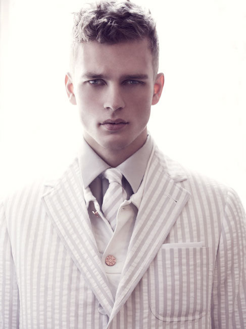 Benjamin Eidem is an Ethereal Vision in White Styles for Plaza Magazine
