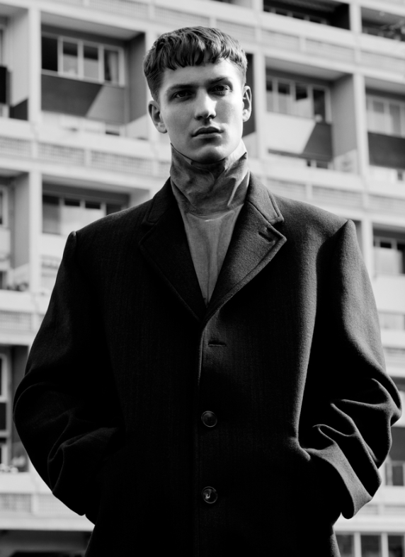 Peter Bruder Models Winter Fashions for Qvest