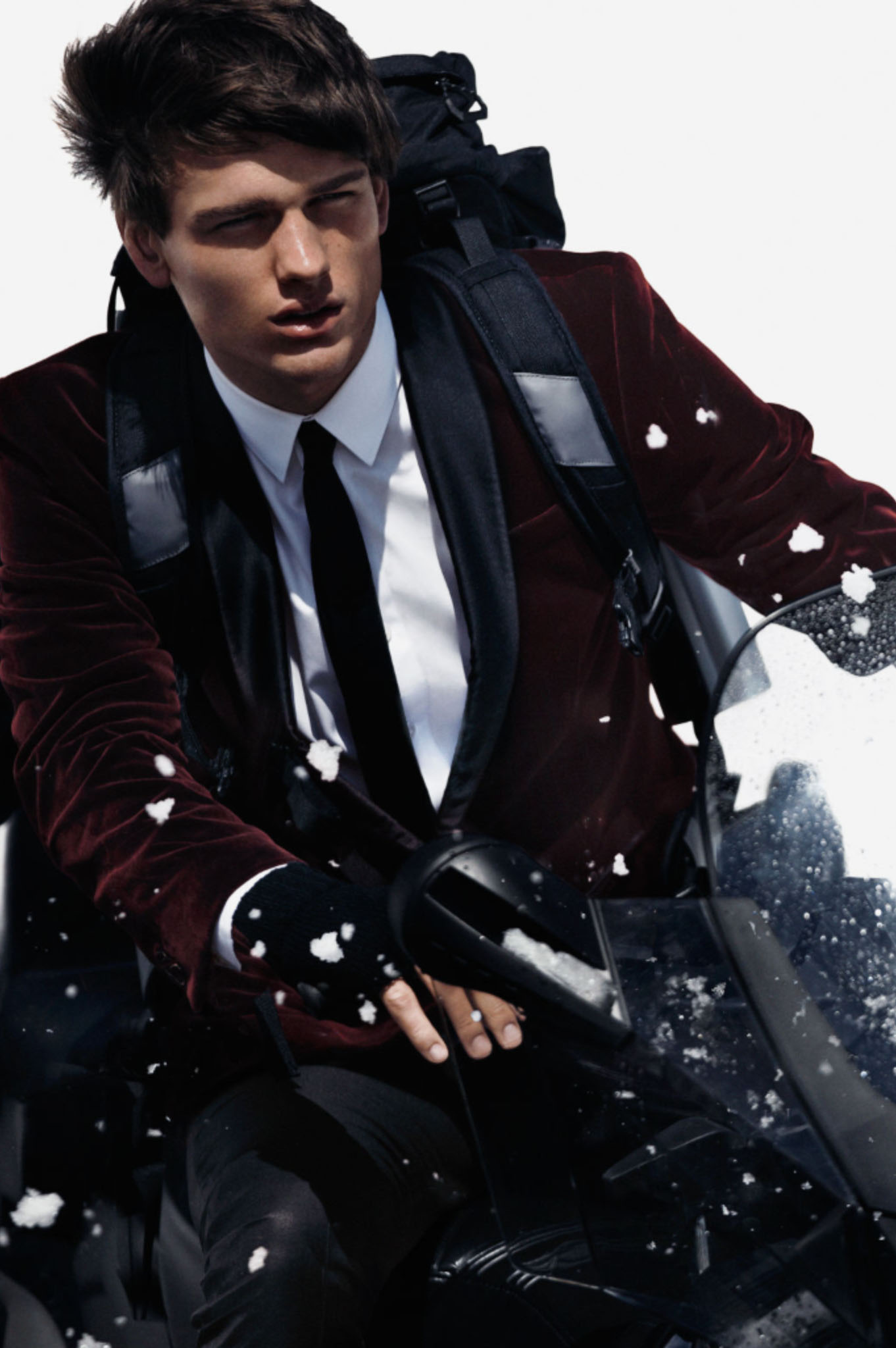 Simon Nessman Models H&M’s Winter 2012 Looks