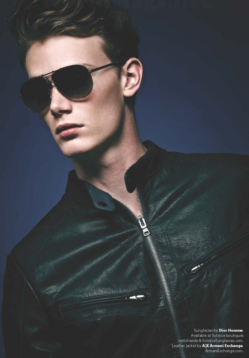 Malcolm De Ruiter Models Winter Sunglasses for Essential Homme – The ...