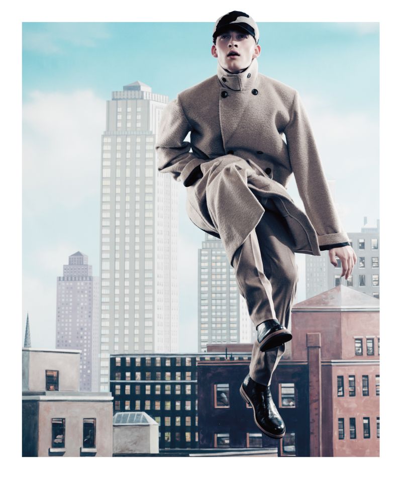Bastian Thiery Sports Dior Homme for Bullett Magazine