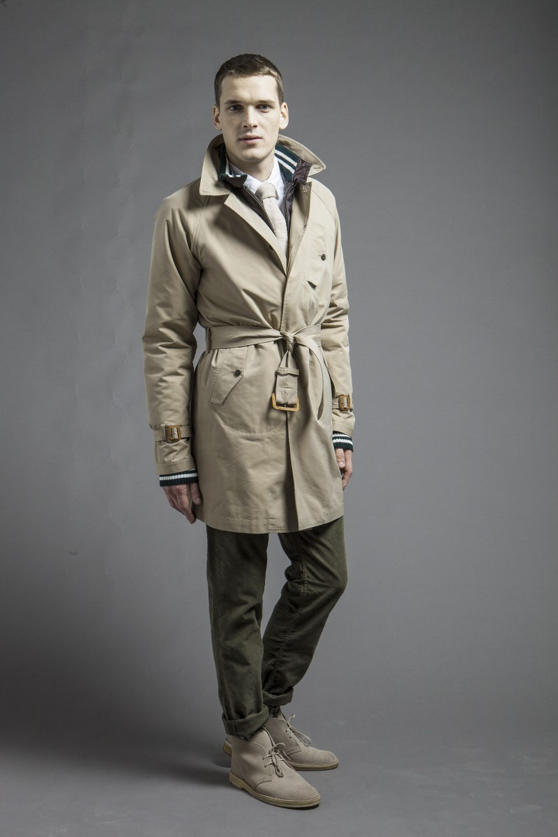 BARACUTA BLUE LABEL MILITARY TRENCH