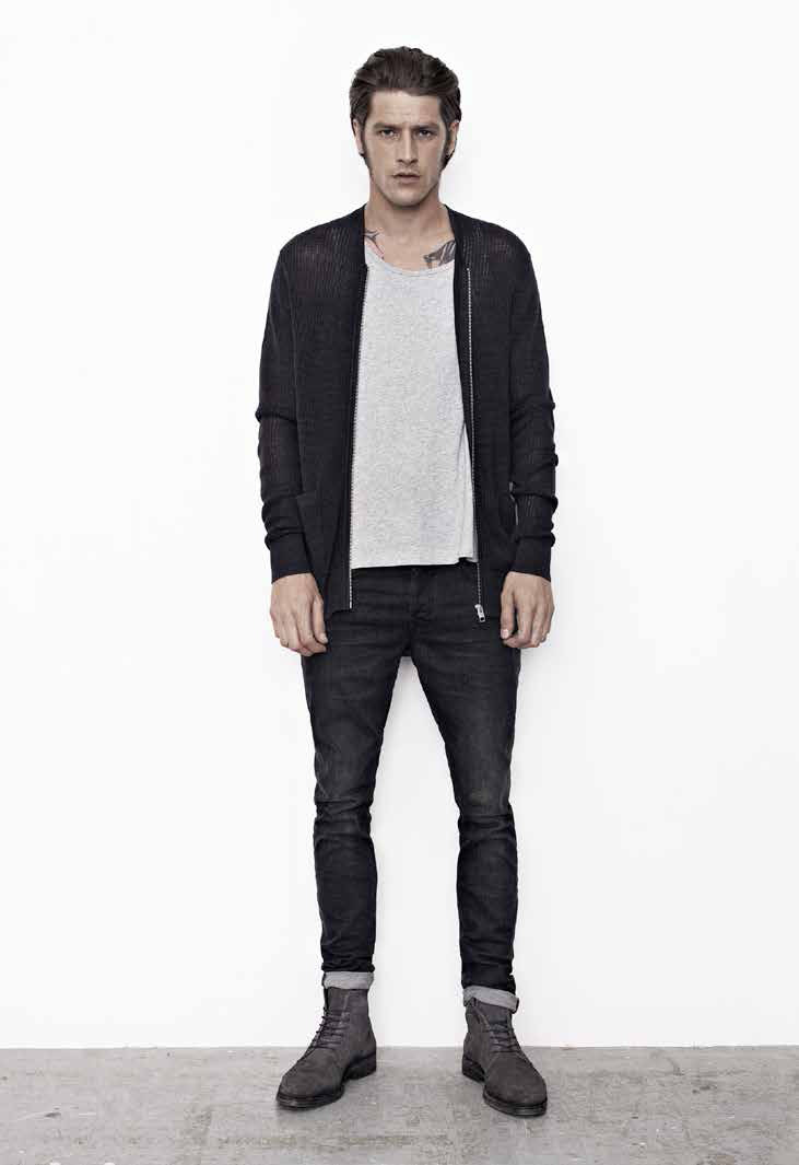 Vinnie Woolston Sports AllSaints Fashions for their January/February ...