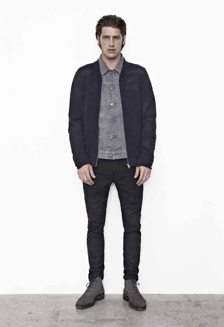 Vinnie Woolston Sports AllSaints Fashions for their January/February ...