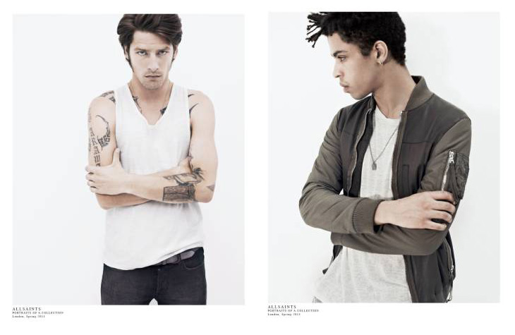 Vinnie Woolston, Matthew Hitt, Bon Duke & More Star in AllSaints Spring/Summer 2013 ‘Portraits of a Collection’
