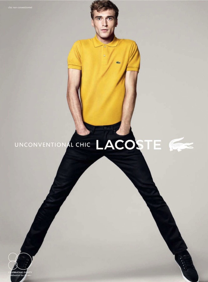 model lacoste