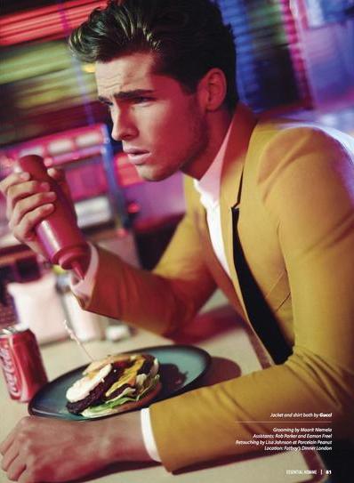 Edward Wilding has Color Fever for Essential Homme