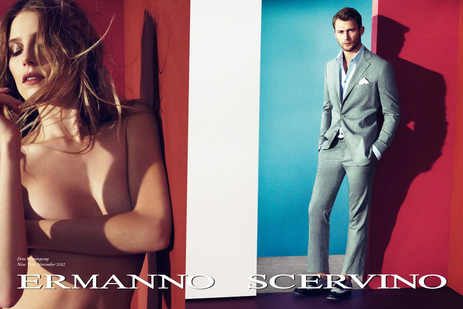 Sebastian Lund Lands Ermanno Scervino Spring/Summer 2013 Campaign