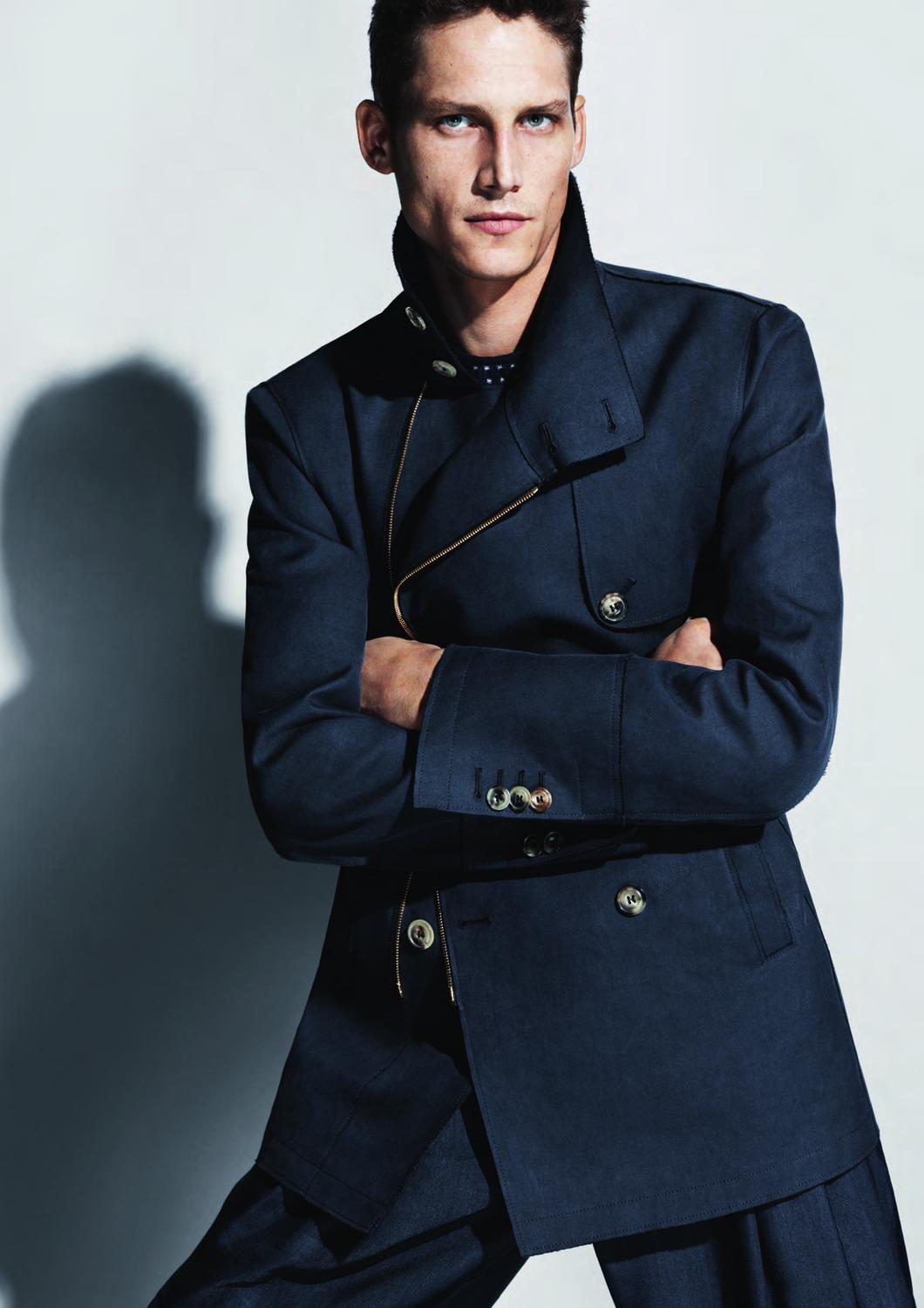 Roch Barbot Models Deconstructed Elegance for Giorgio Armani’s Spring/Summer 2013 Campaign