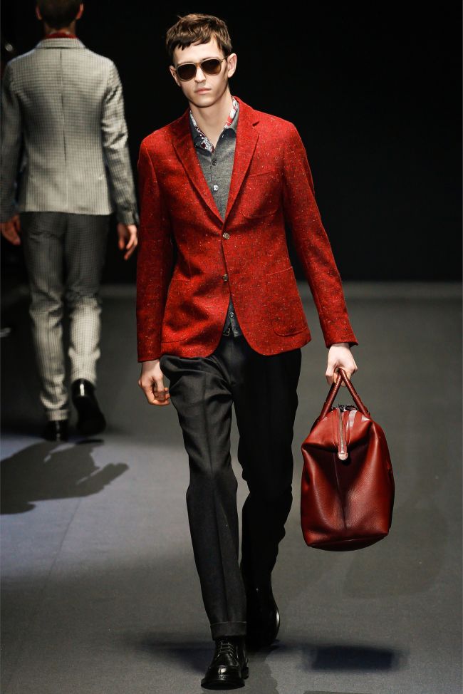 Man with red tartan coat and red Supreme Louis Vuitton bag before Represent  fashion show, Milan Fashion Week street style on January 15, 2018 in Milan.  – Stock Editorial Photo © AndreaA. #272284212