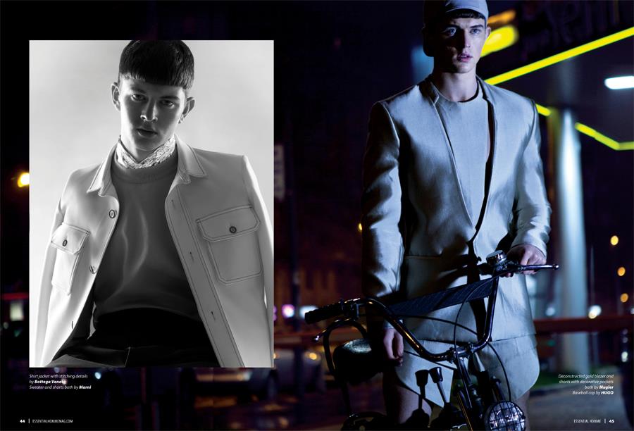 Michael Morgan Poses for Ivan Muselli for Essential Homme