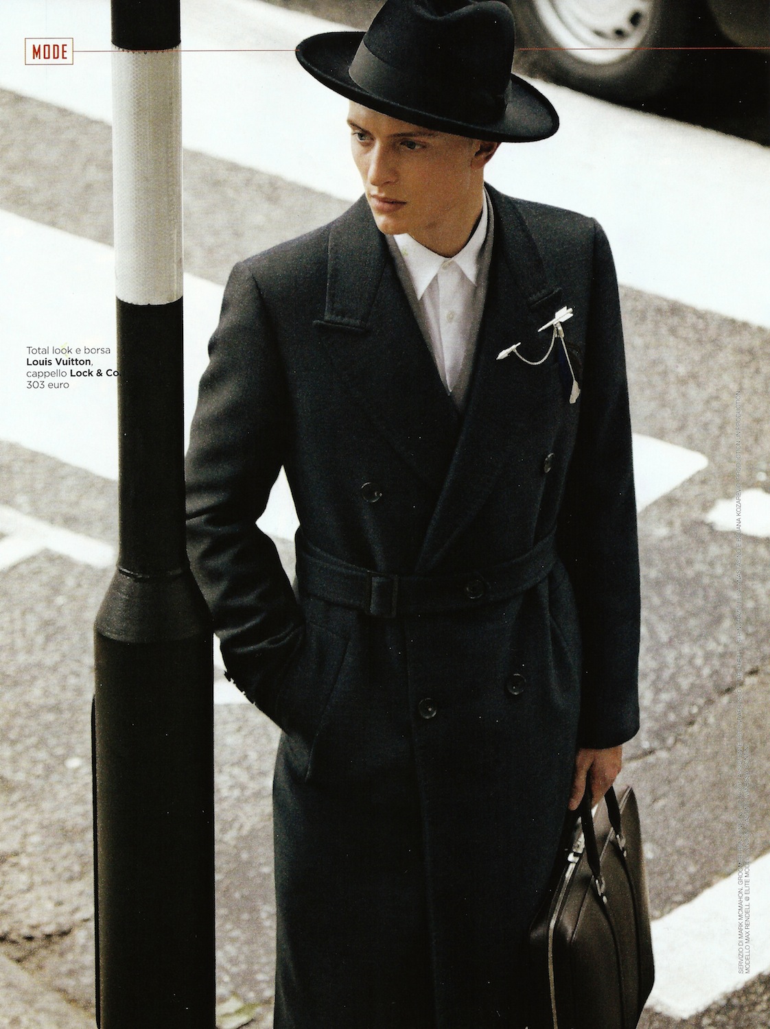 Max Rendell Models Winter Styles for Italian GQ – The Fashionisto