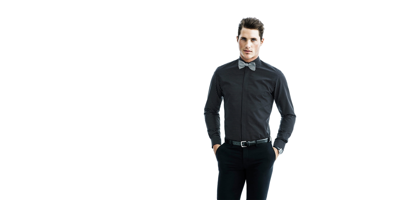 Ollie Edwards Models Formal Looks for Simons’ Spring 2013 Lookbook