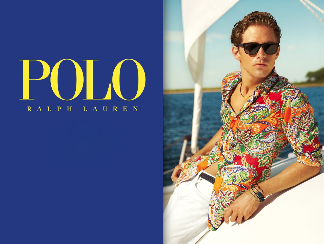 Travis Davenport & Kahari Mays Front Polo Ralph Lauren’s Resort 2013 Campaign