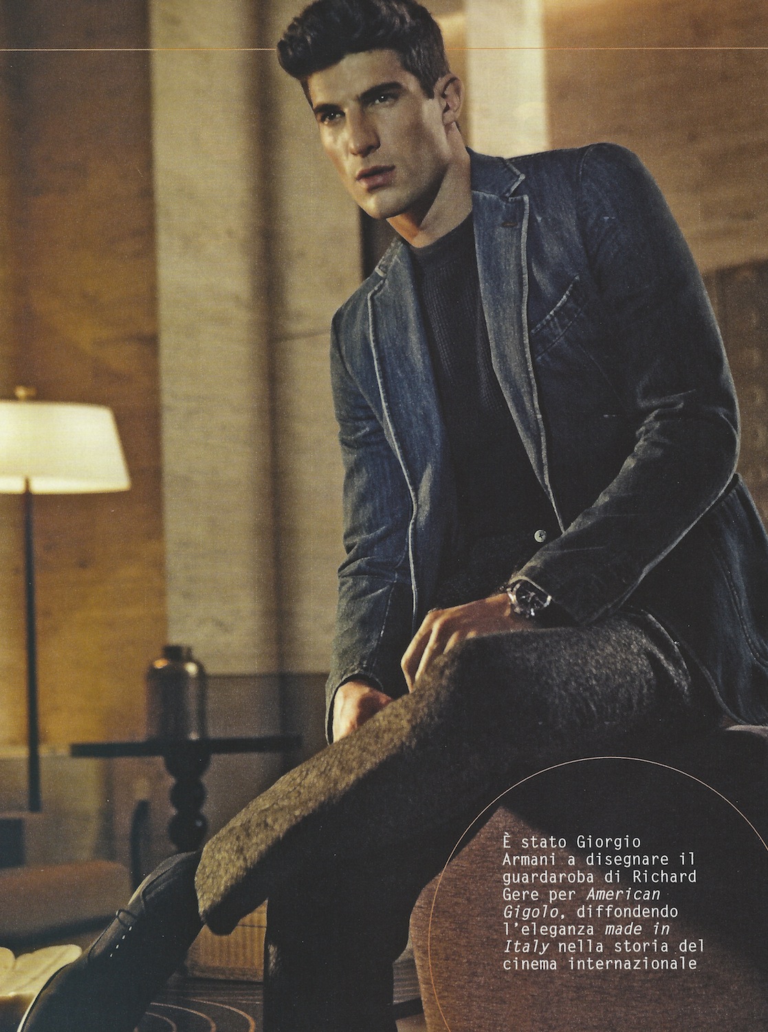 Ryan Barrett Channels Elegance for GQ Italia