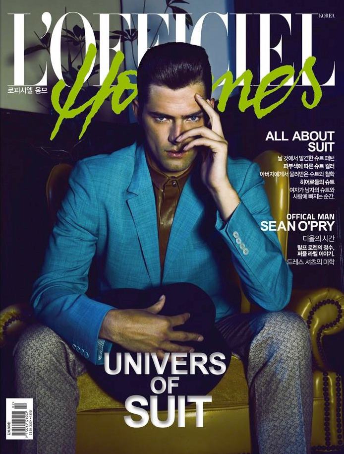 Sean O’Pry Covers L’Officiel Hommes Korea’s February 2013 Issue