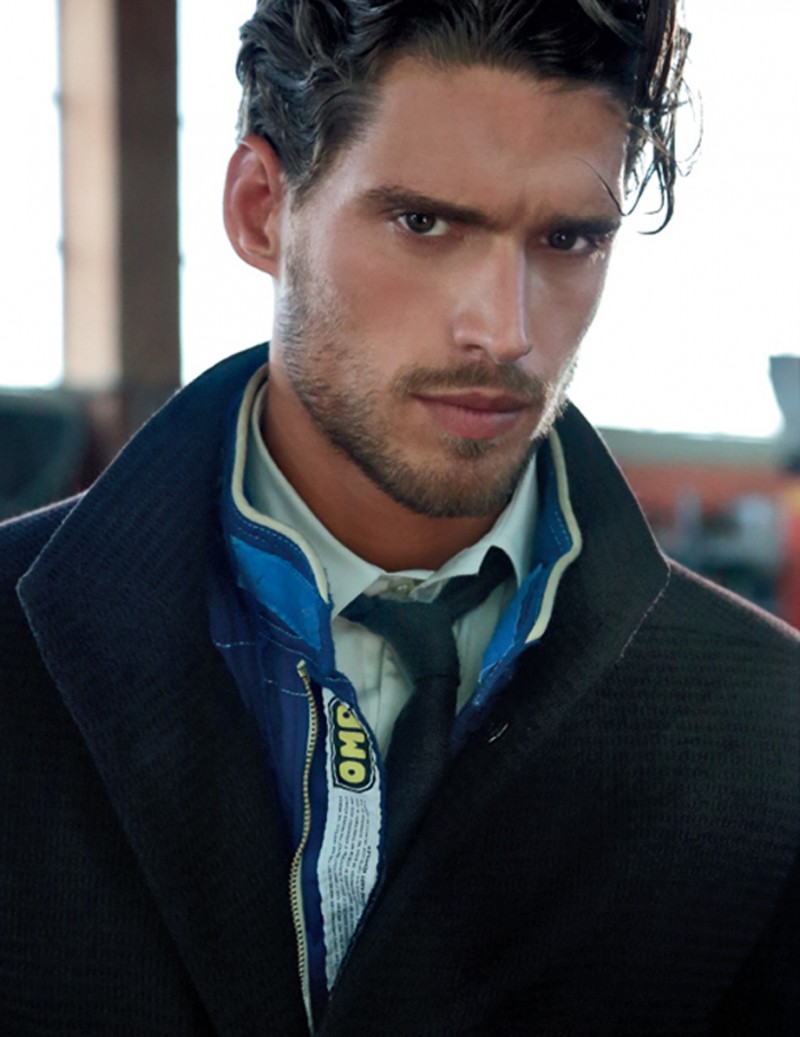 Simone Bredariol Outpaces in Emporio Armani for Da Man - The Fashionisto