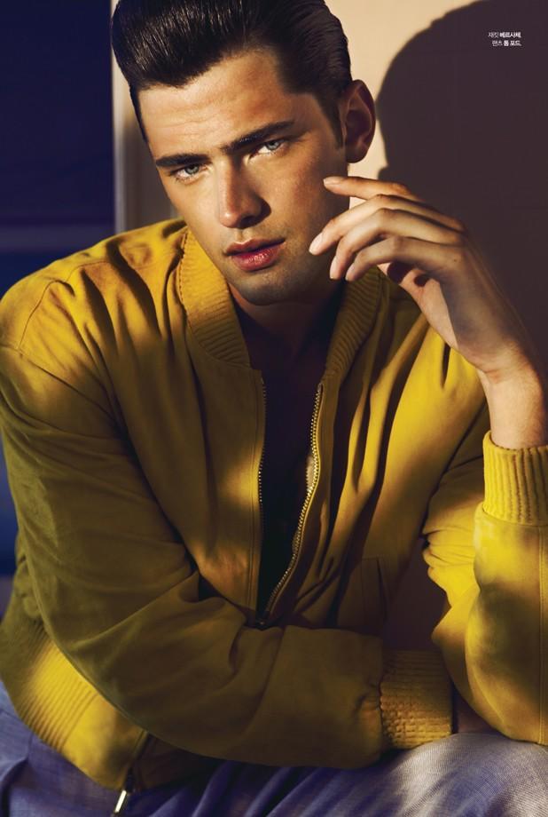 Sean O’Pry Mixes Spring Styles for L’Officiel Hommes Korea’s Cover Shoot