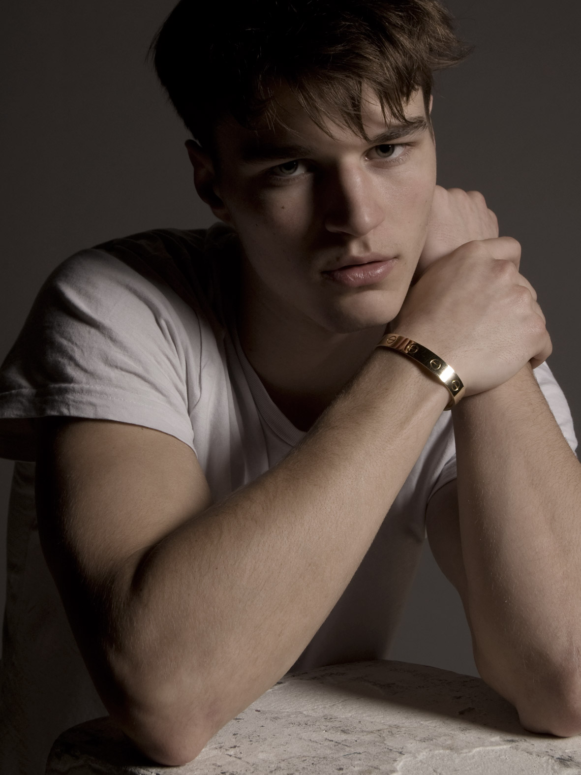 Arran Sly Sits for a Portrait by Didier & Angelo