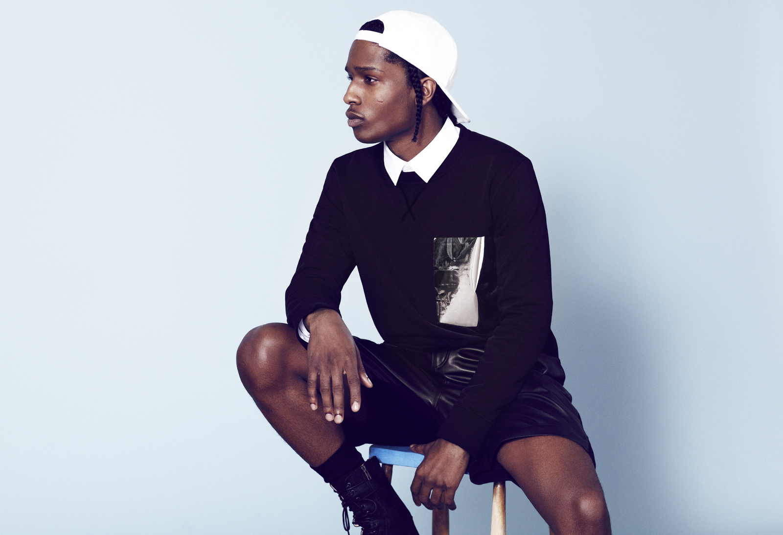 A$AP Rocky Stops by Mr Porter