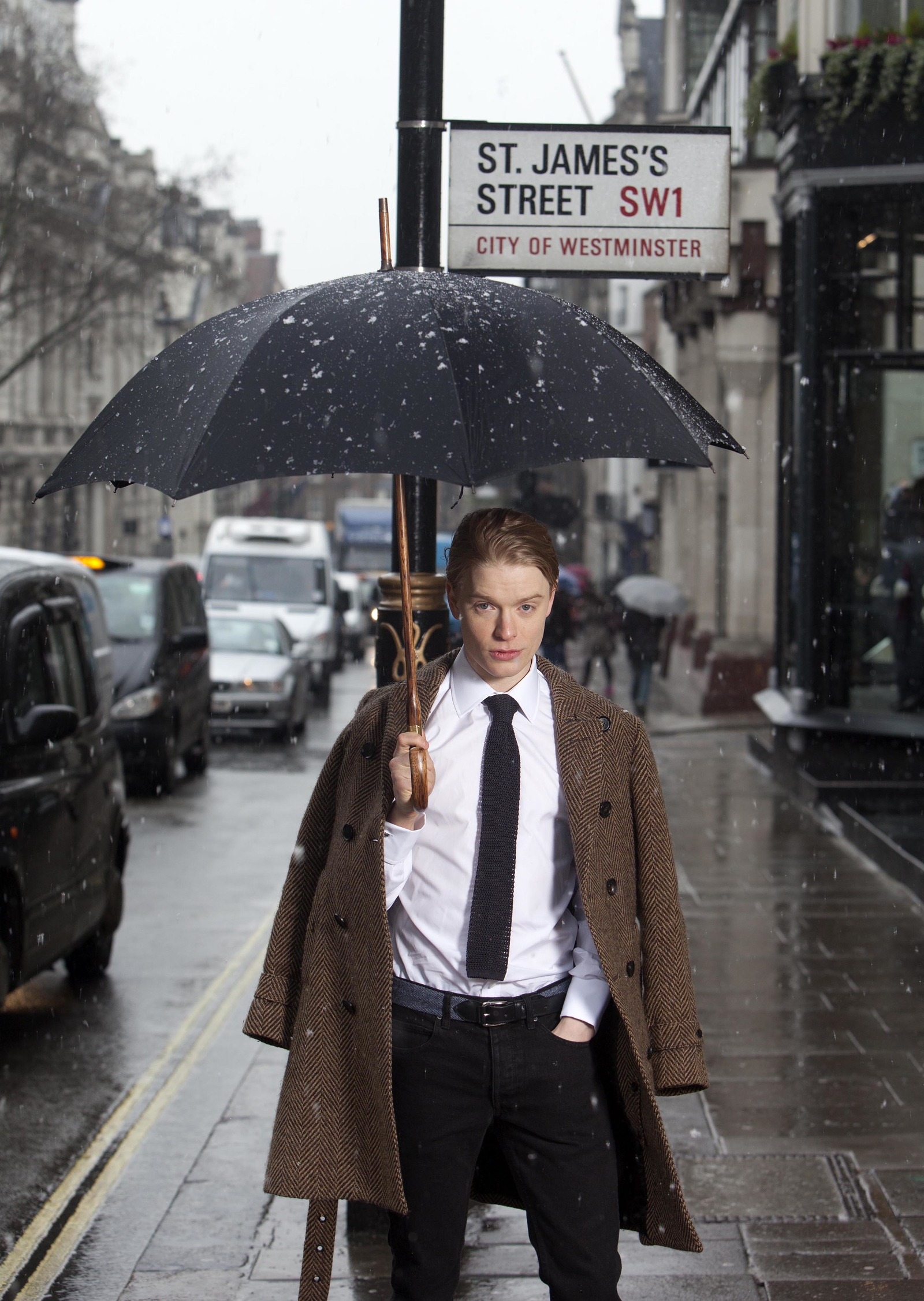 Freddie Fox launches White Shirt Week in St Jamess London