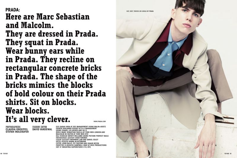 Marc Sebastian Faiella Covers 10 Men in Prada – The Fashionisto