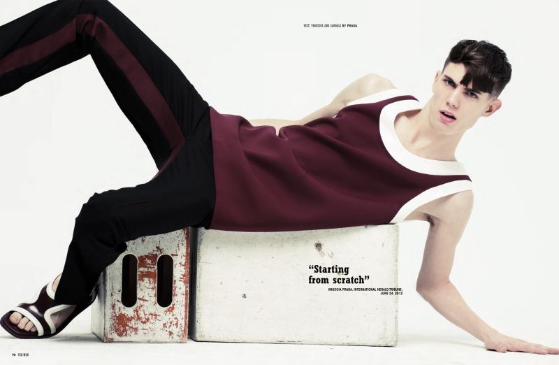 Marc Sebastian Faiella Covers 10 Men in Prada – The Fashionisto