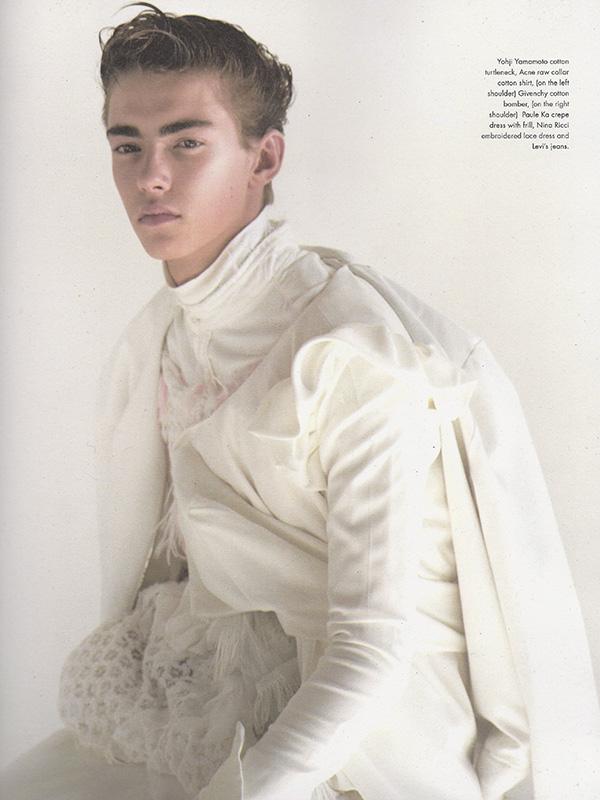 Michael Morvan Embraces a White Wardrobe for Candy