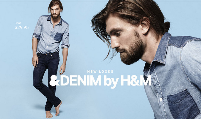Henrik Fallenius, Miles McMillan & Jesse Shannon Don Denim for H&M Spring 2013