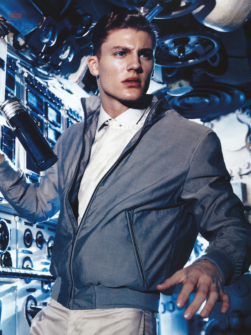 Mikkel Jensen Defies Gravity for Italian GQ