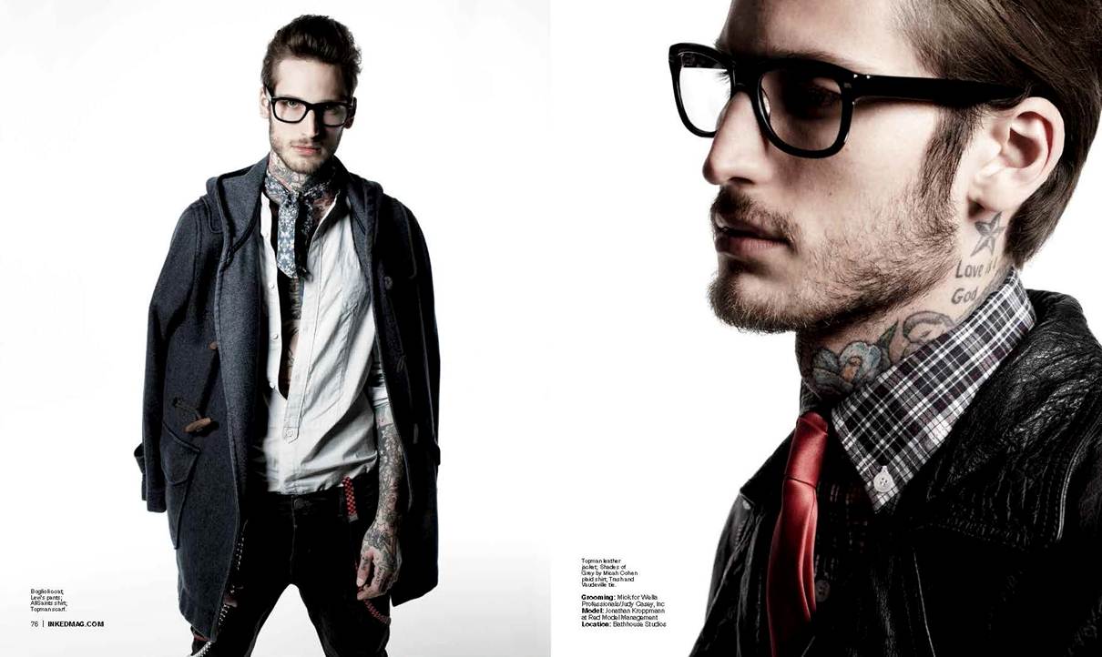 Jonathan Kroppmann Goes Mod for Inked Mag