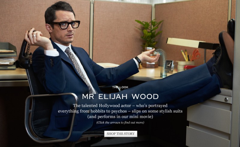 Elijah Wood Connects with Mr Porter