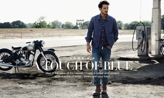 Sam Webb has a ‘Touch of Blue’ for H&M Spring 2013