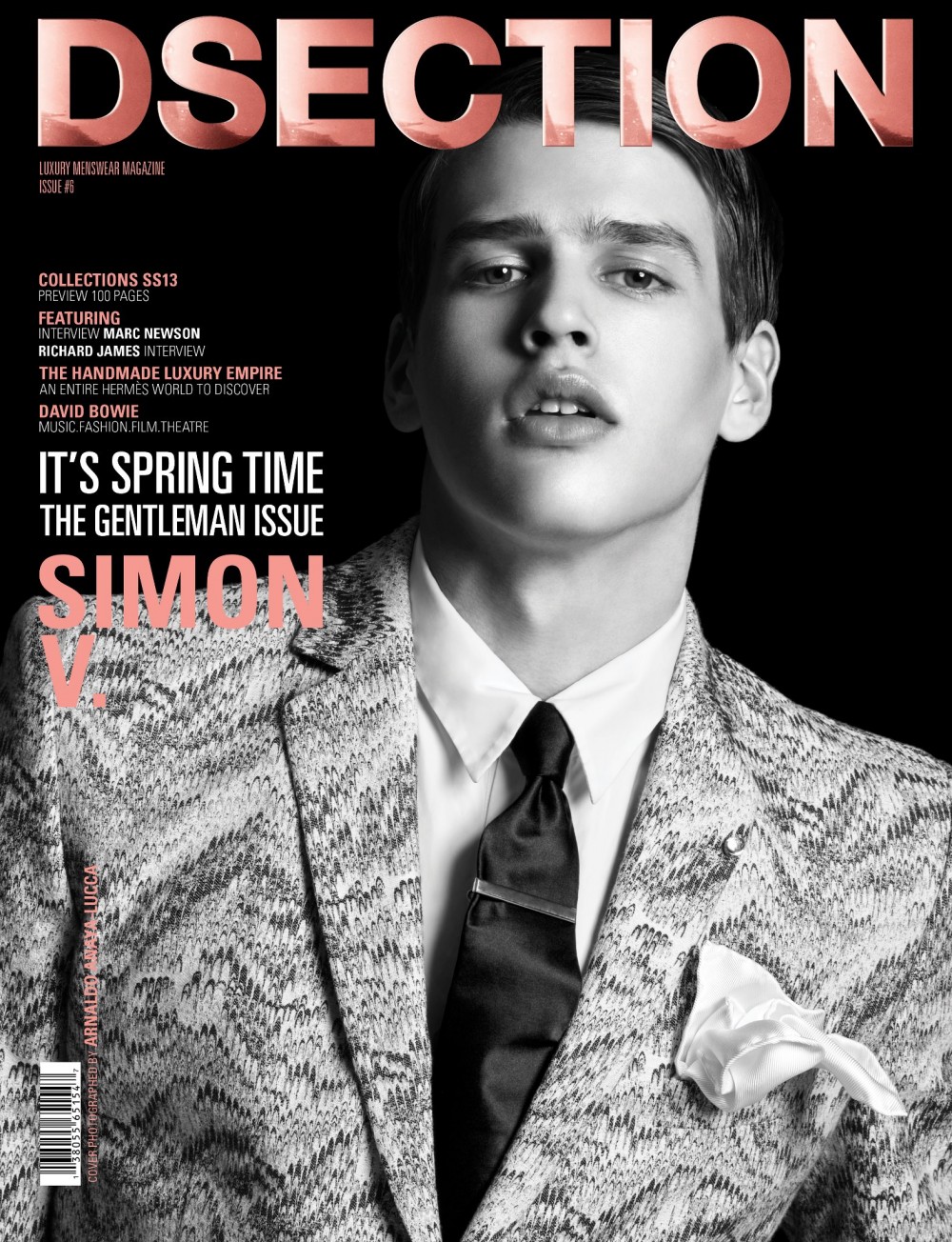 Simon Van Meervenne Stuns on the Cover of DSection #6 – The Fashionisto