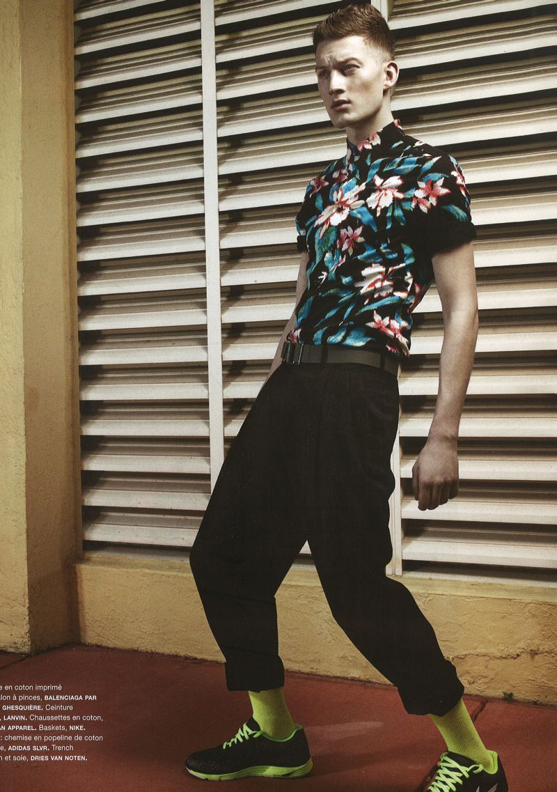 Bastian Thiery Tackles Sporty Fashions for Numéro Homme