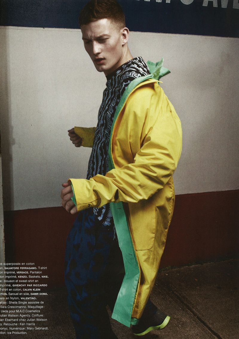 Bastian Thiery Tackles Sporty Fashions for Numéro Homme
