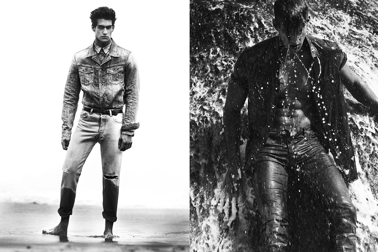 Kaylan Morgan Sports Denim Looks for Hercules