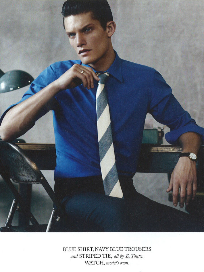 Danny Beauchamp Dons Fine Suiting for Hercules
