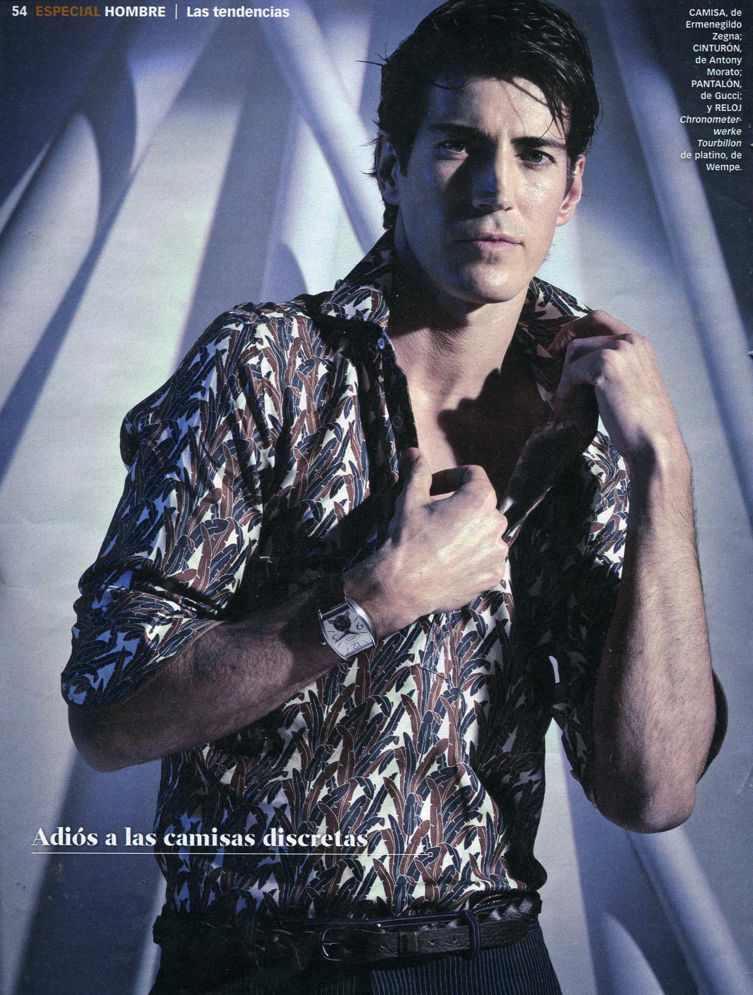Oriol Elcacho Exudes a Modern Masculinity for La Vanguardia