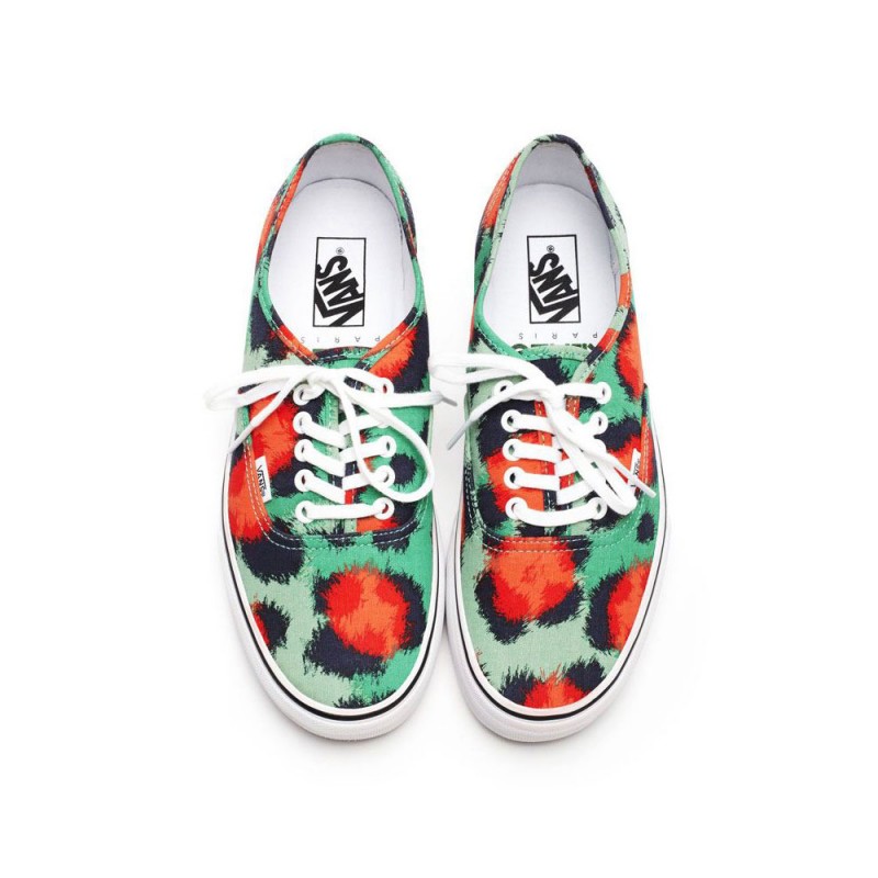 Vans Authentic Kenzo Leopard Pool Green Flame