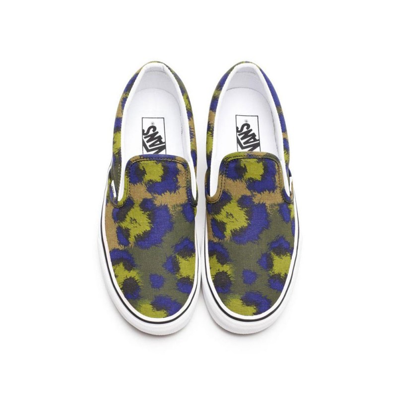 Vans Classic Slip On Kenzo Leopard Nurtia Spectrum Blue