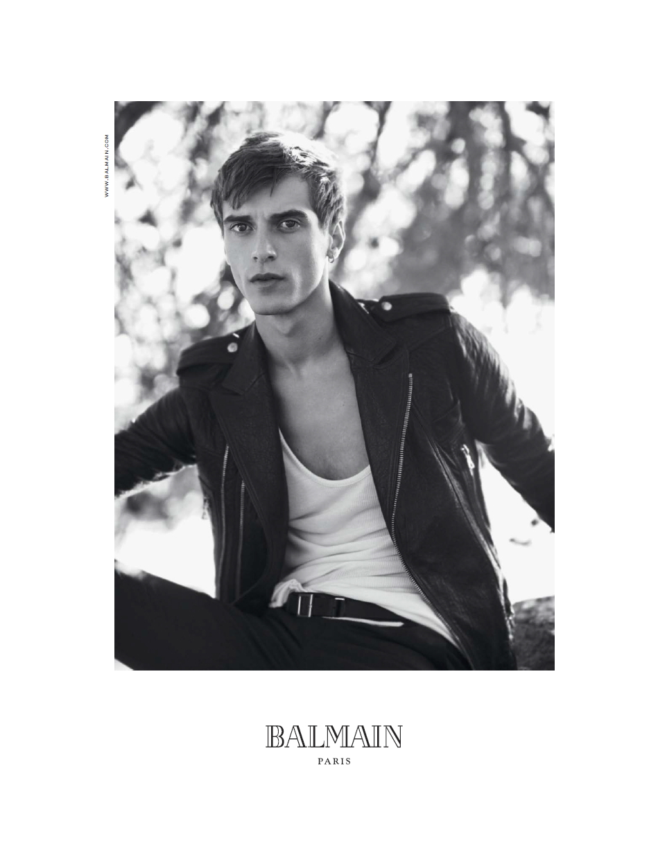 David Sims Captures Clément Chabernaud for Balmain’s Spring/Summer 2013 Campaign