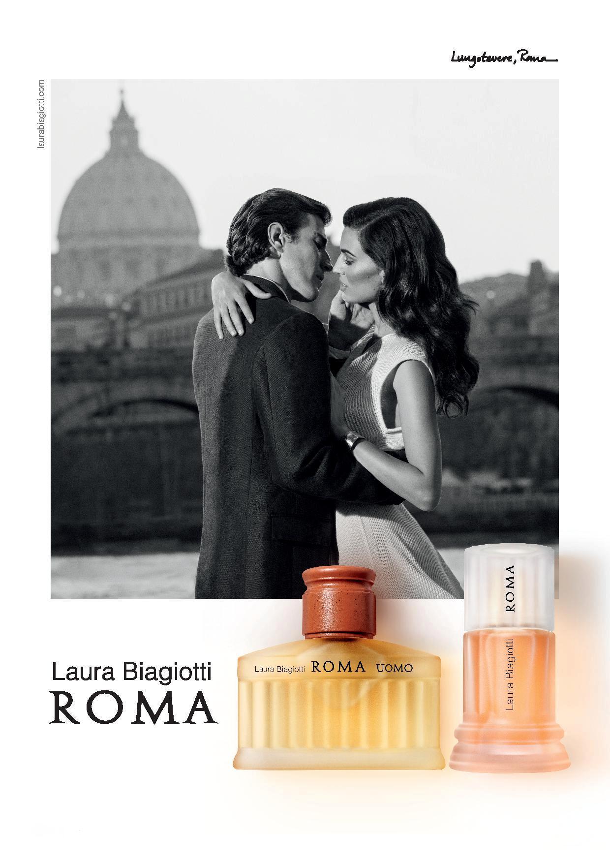 Oriol Elcacho Fronts Laura Biagiotti's Roma Fragrance Campaign