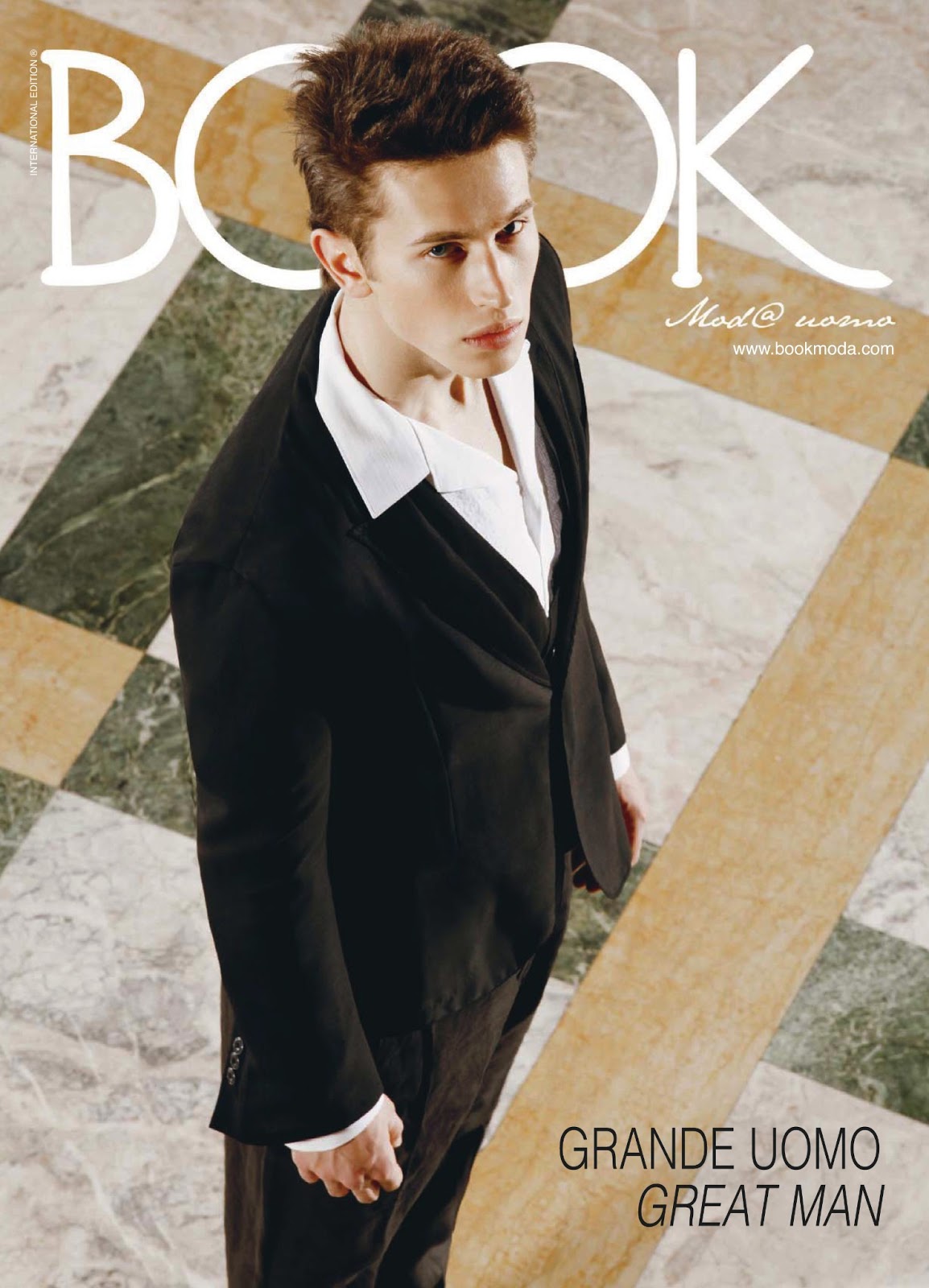 A Dolce & Gabbana Clad Victor Gorincioi Covers Book Moda Uomo