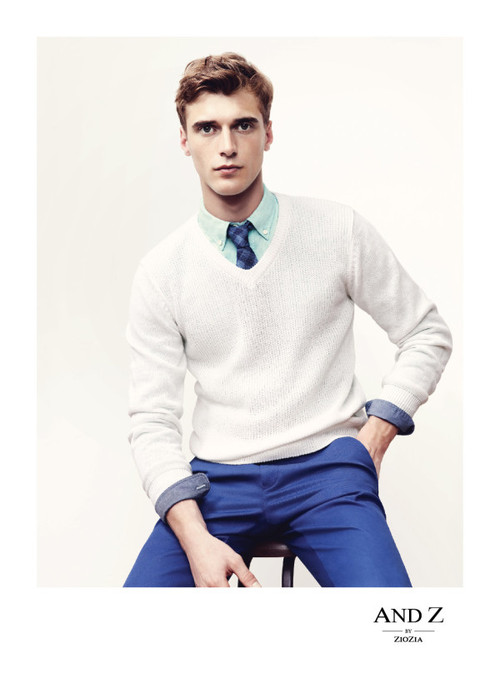 Clément Chabernaud Appears in And z by Ziozia Spring/Summer 2013 Campaign