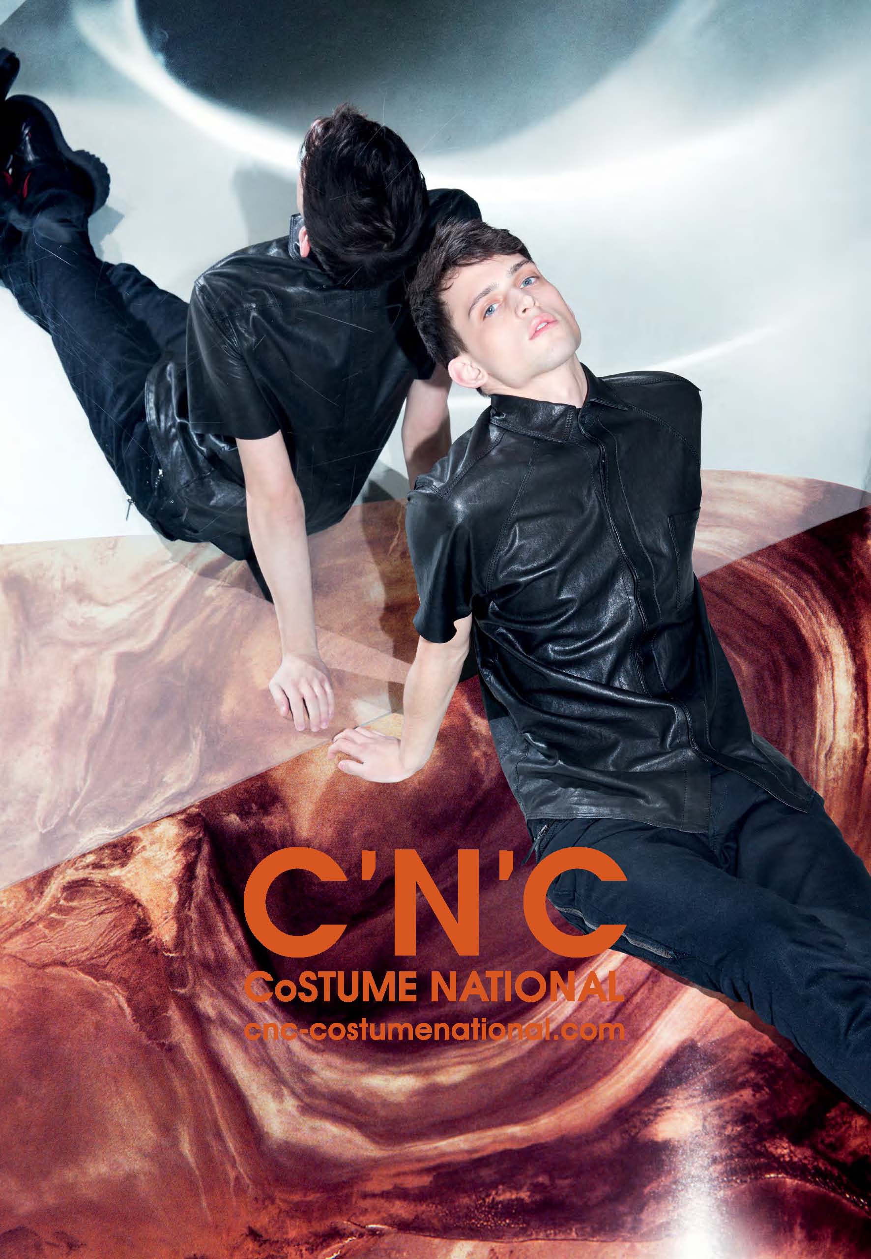 Brayden Pritchard Poses for C'N'C' Costume National's Spring/Summer 2013 Campaign