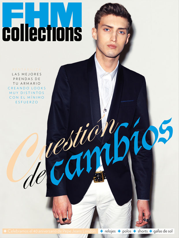 Charlie France Covers Spanish FHM Collections